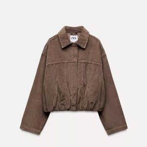 CORDUROY JACKET LIGHT BROWN
